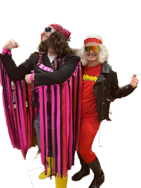 Macho Man Flexing Arm